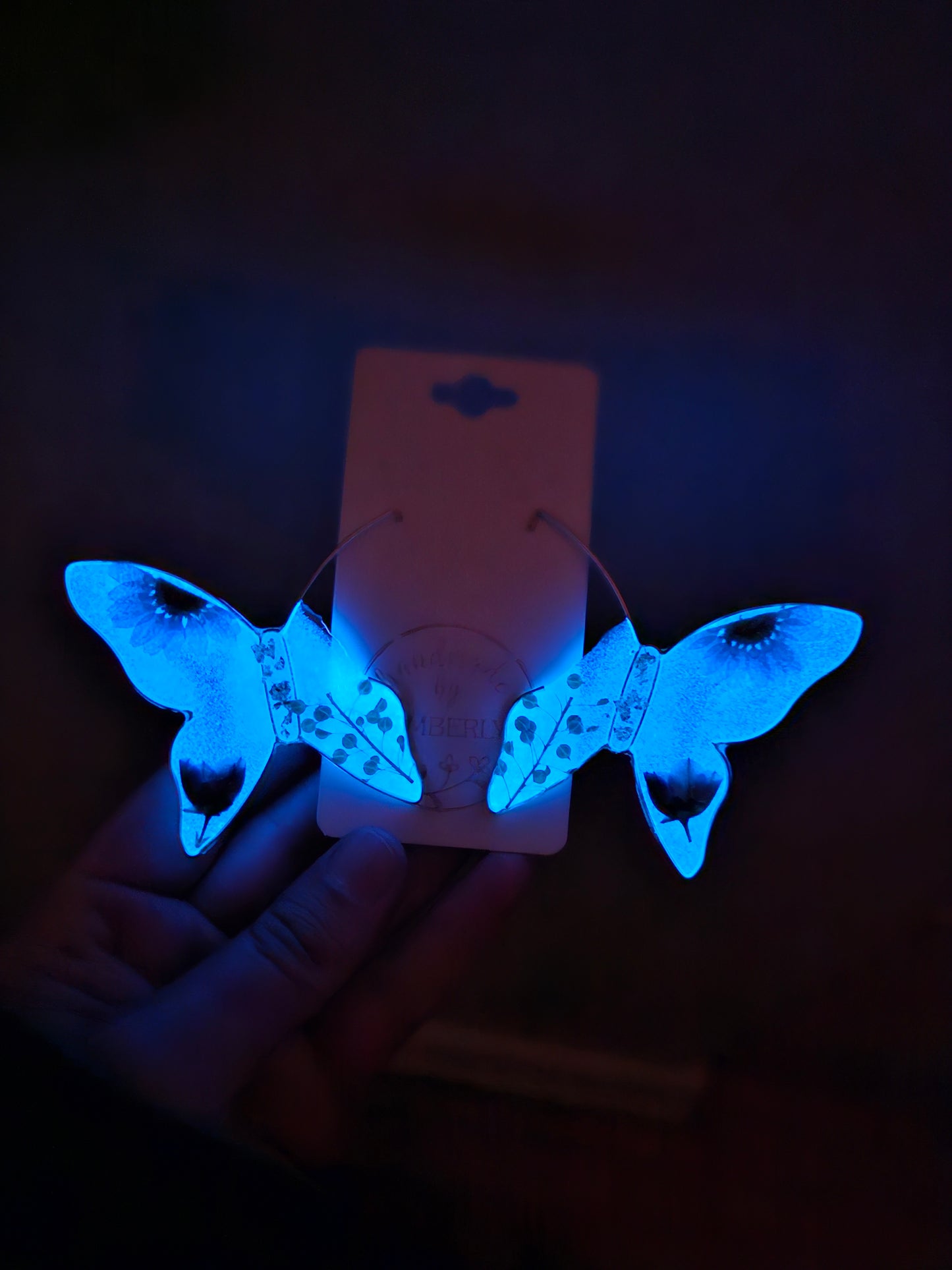 Glow Butterfly Hoops