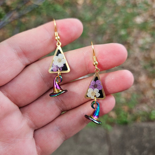 Colorful Wildflower Witch