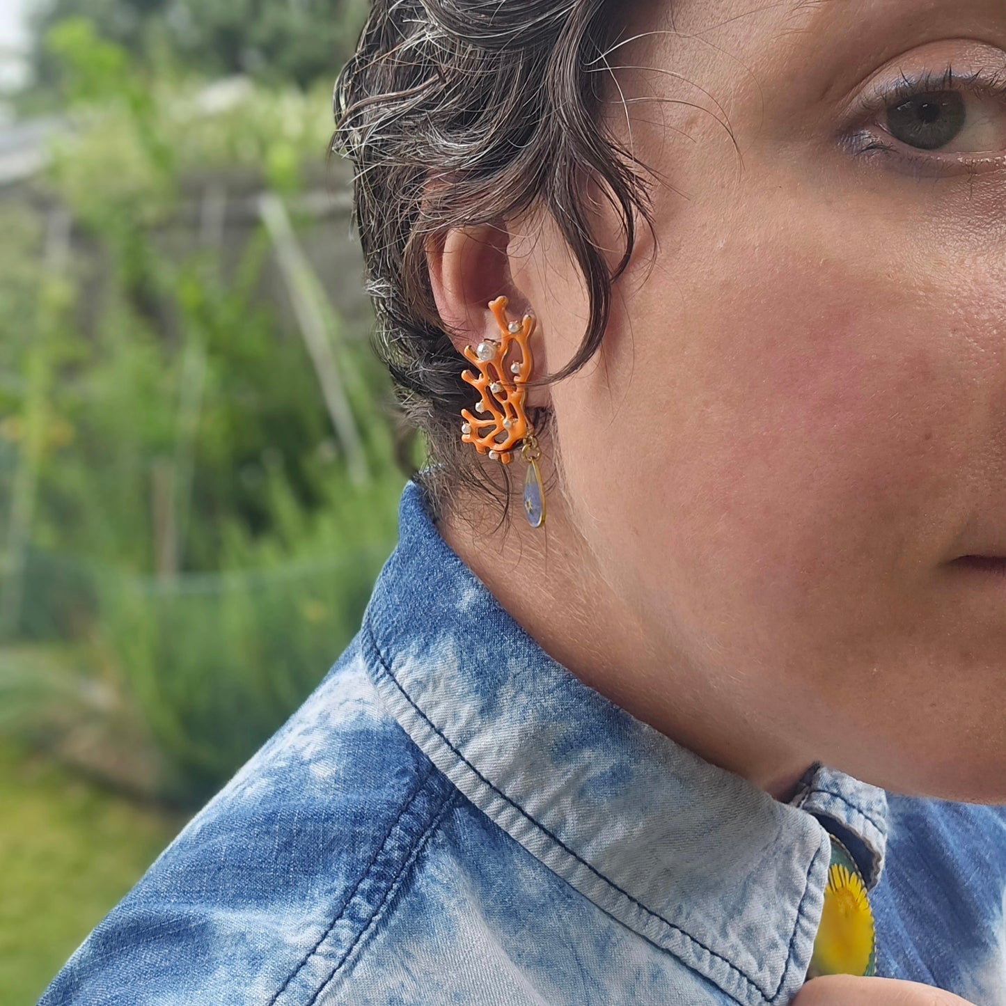 Tropical Coral Forget Me Not Drops