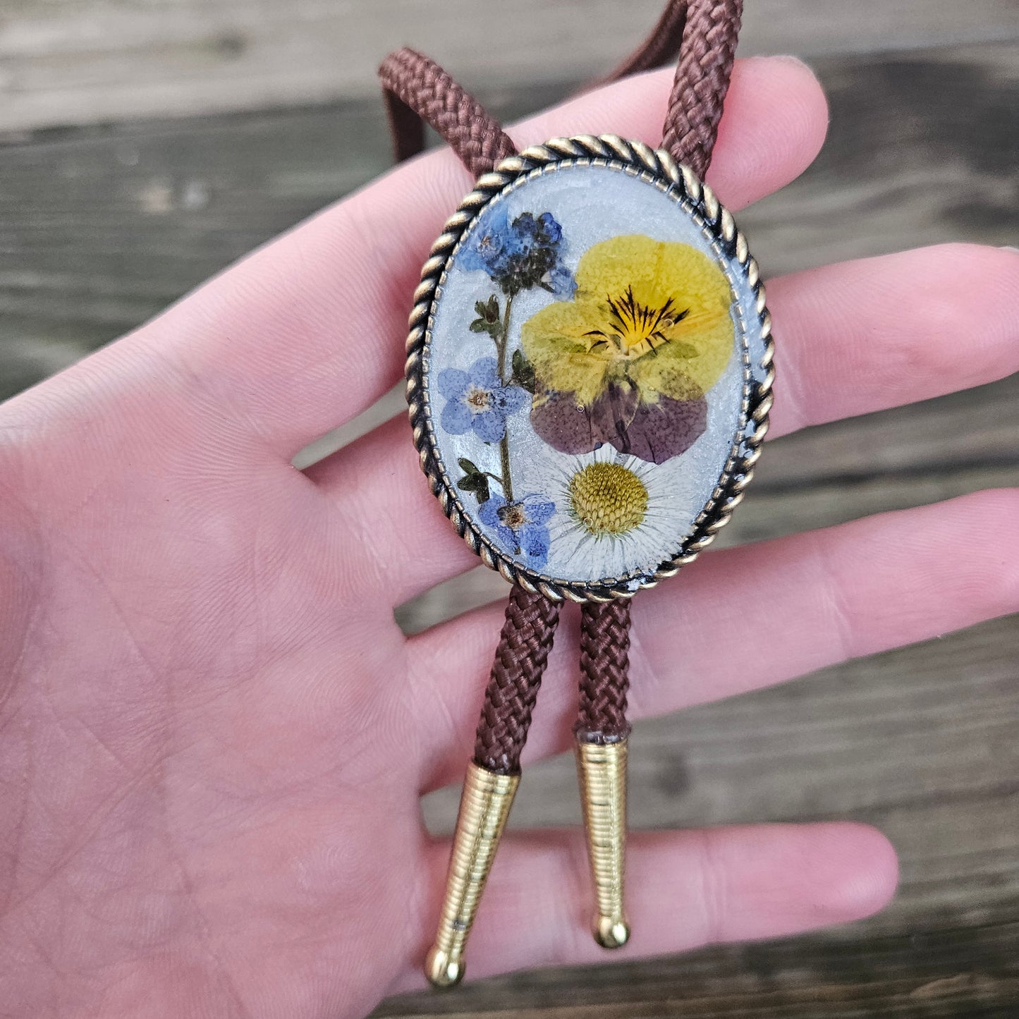 Floral Bolo Tie