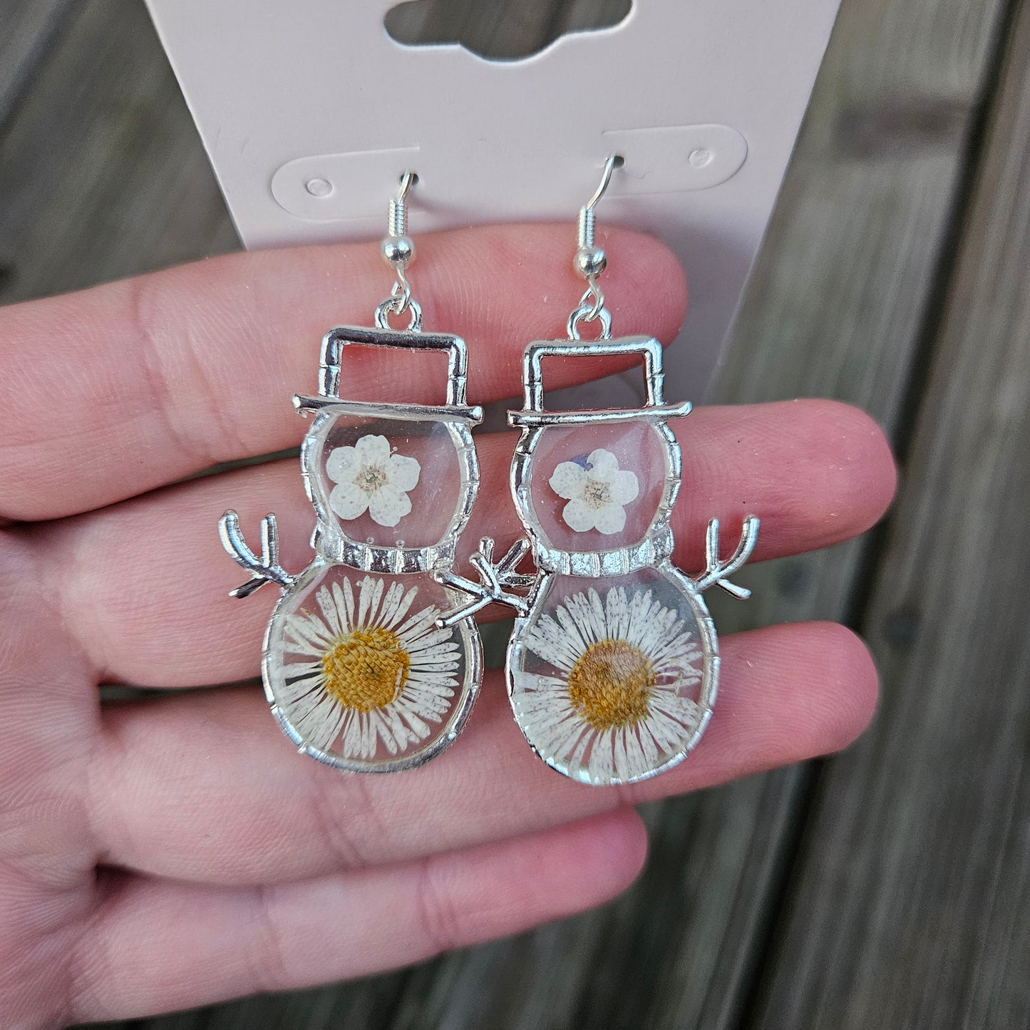 Snowman Earrings