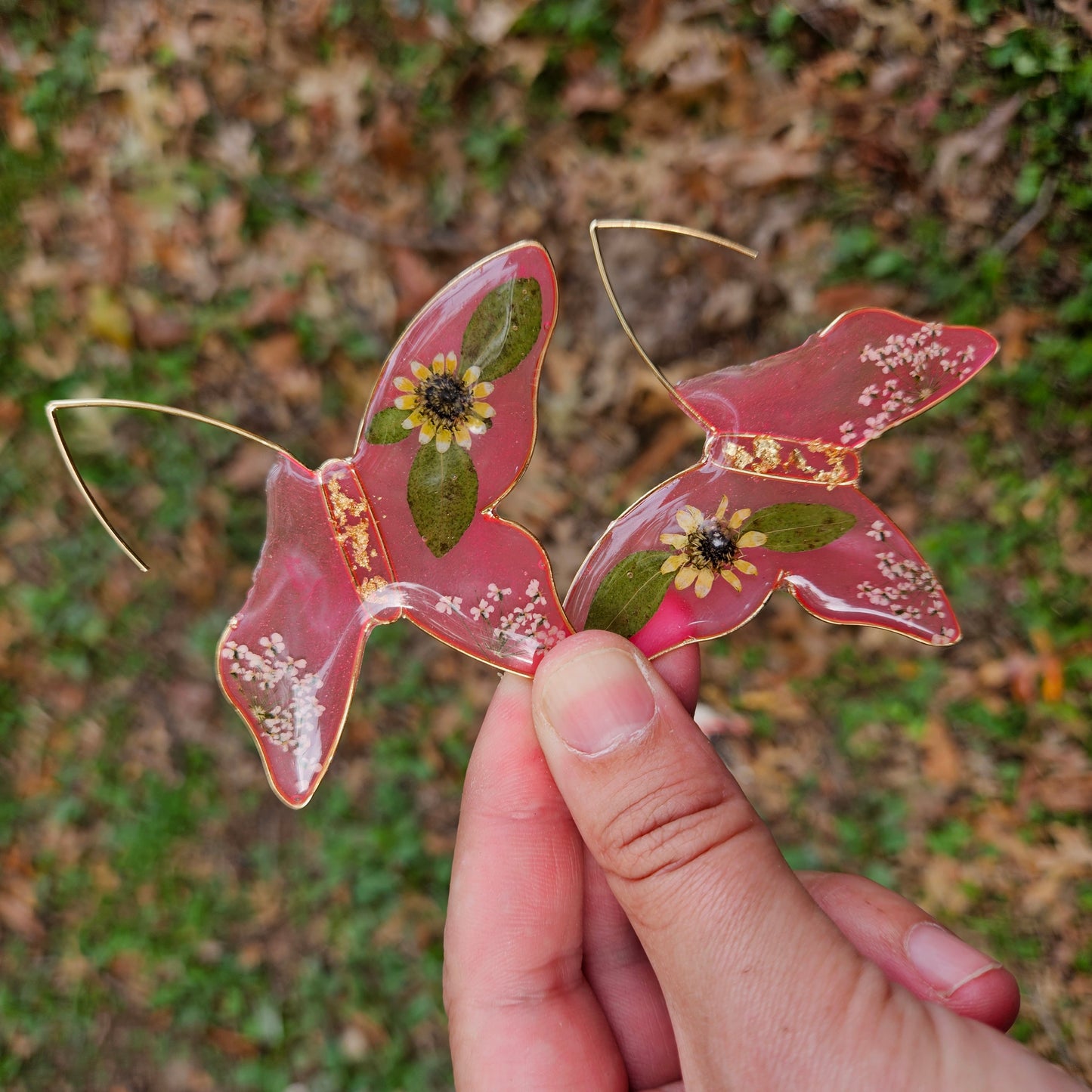 Glow Butterfly Hoops