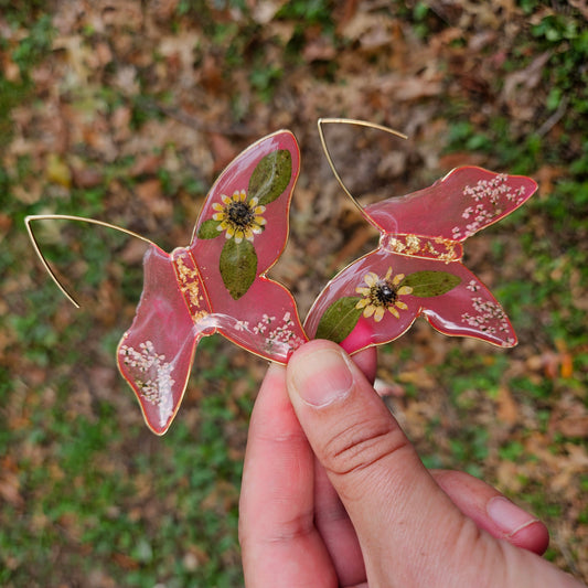 Glow Butterfly Hoops
