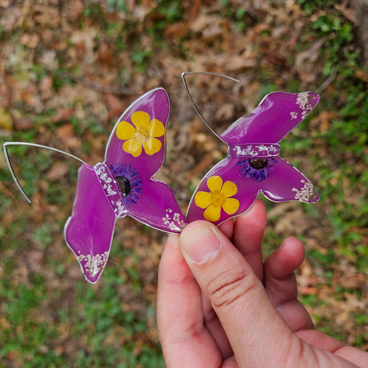 Glow Butterfly Hoops