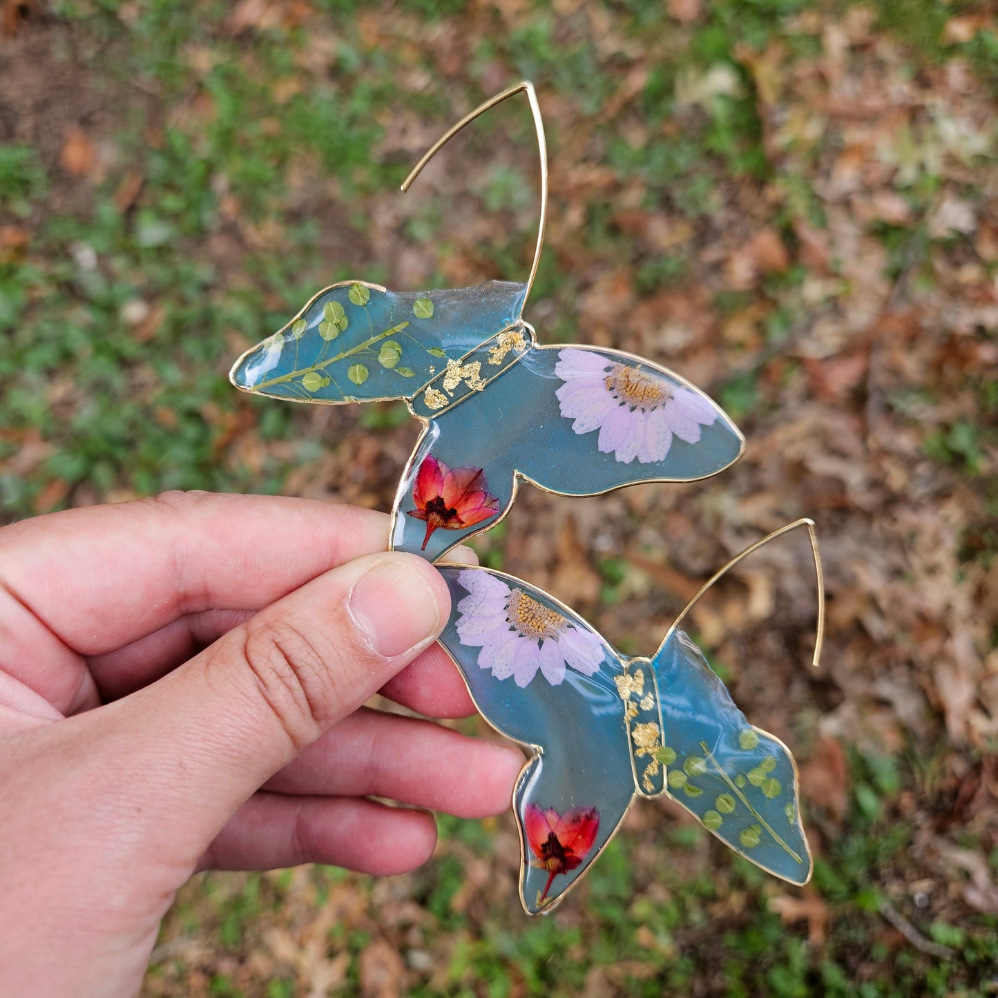 Glow Butterfly Hoops