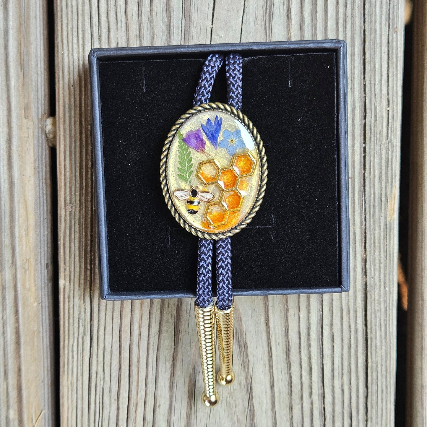 Floral Bolo Tie