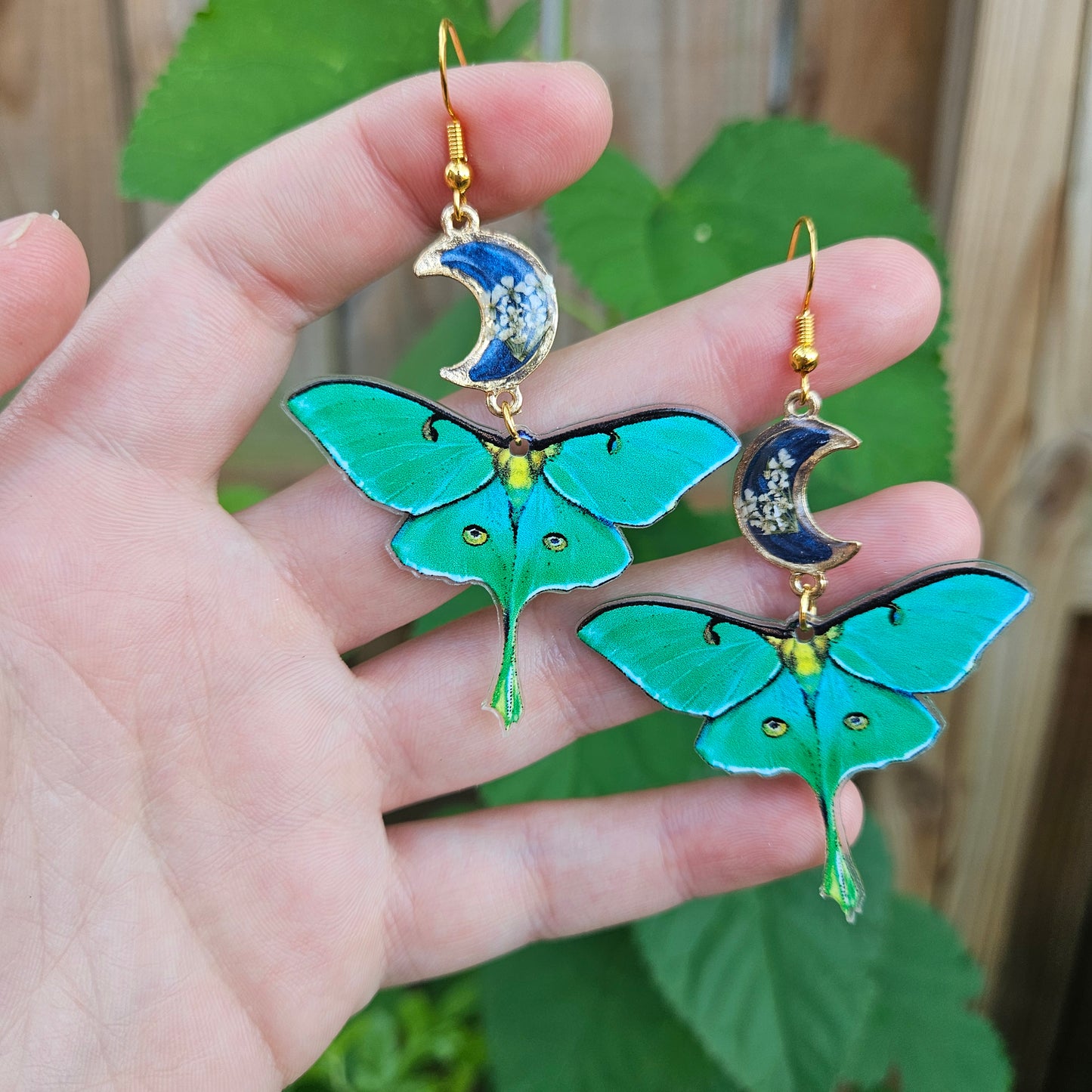 Luna Moth Earrings