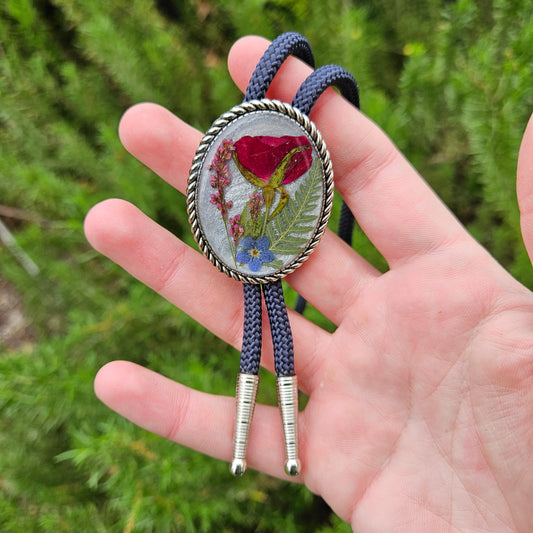 Floral Bolo Tie