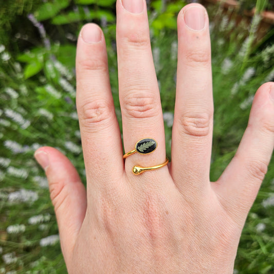 Small fern ring