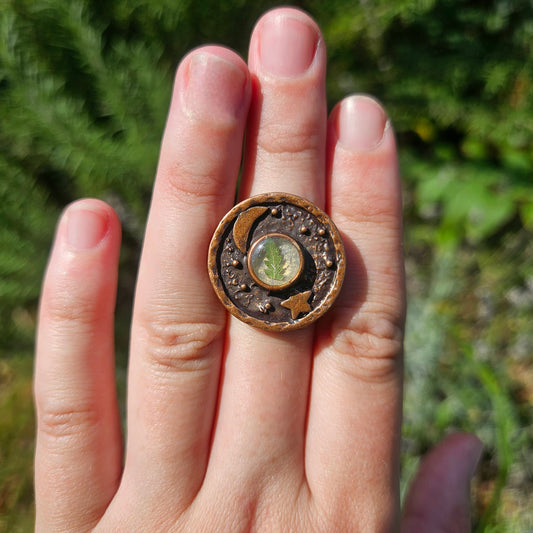 Large Celestial Fern Ring