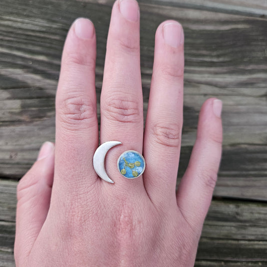 Large Celestial Pepperweed Ring