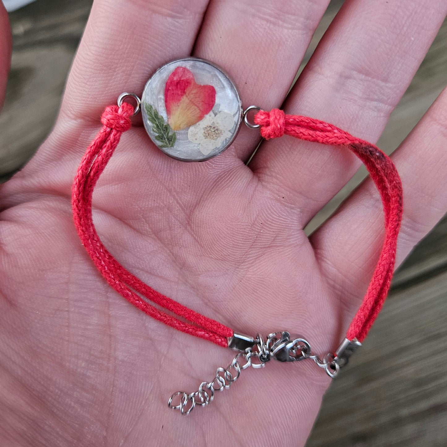 Holiday Petal Bracelet