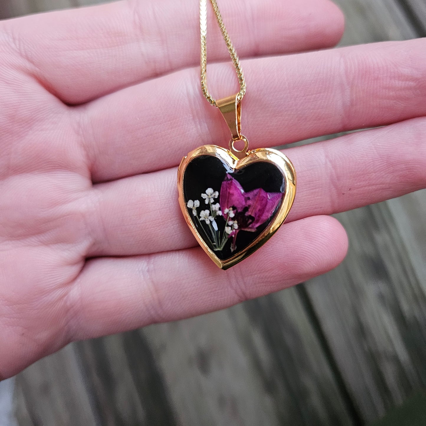 Gold Heart Locket