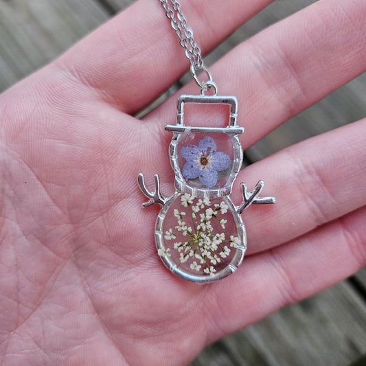 Snowman Necklace