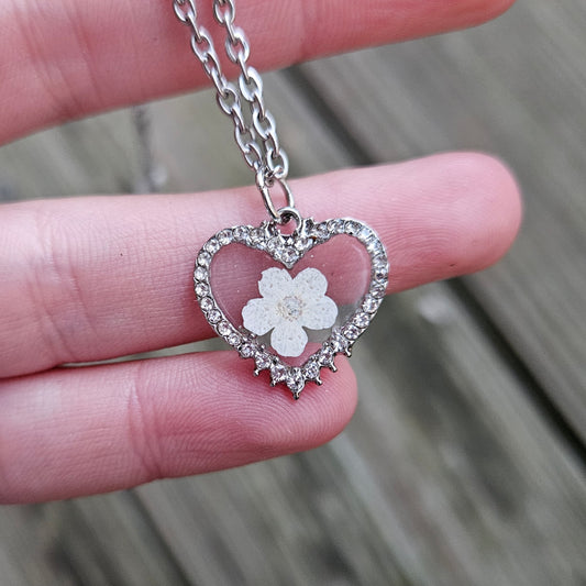 Sparkly Heart Necklace