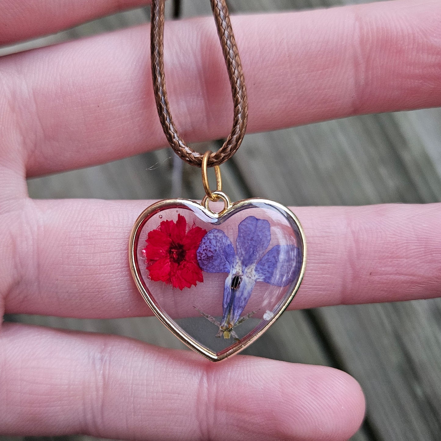 Floral Heart Necklace