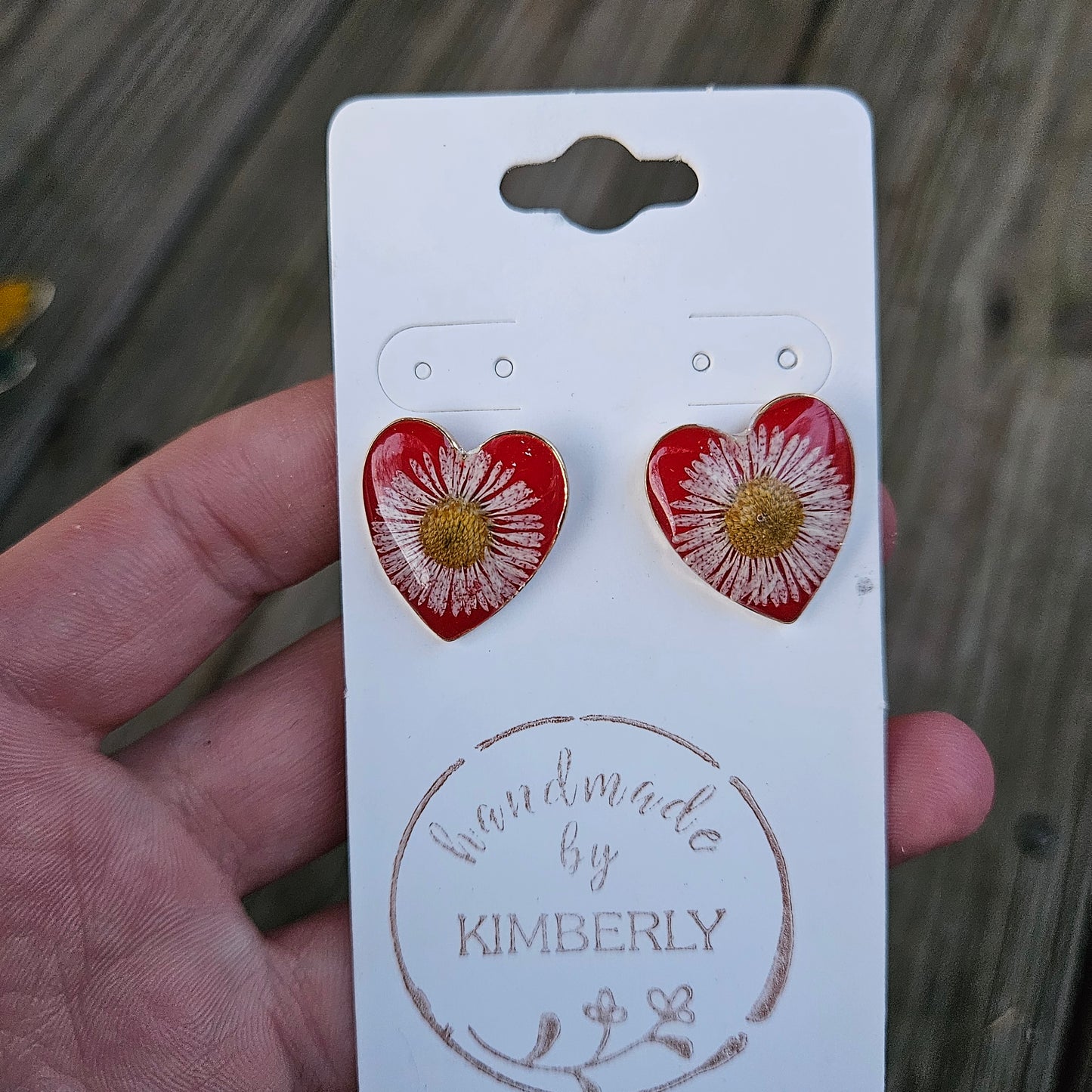 Heart Fleabane Studs