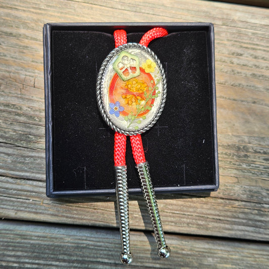 Floral Bolo Tie