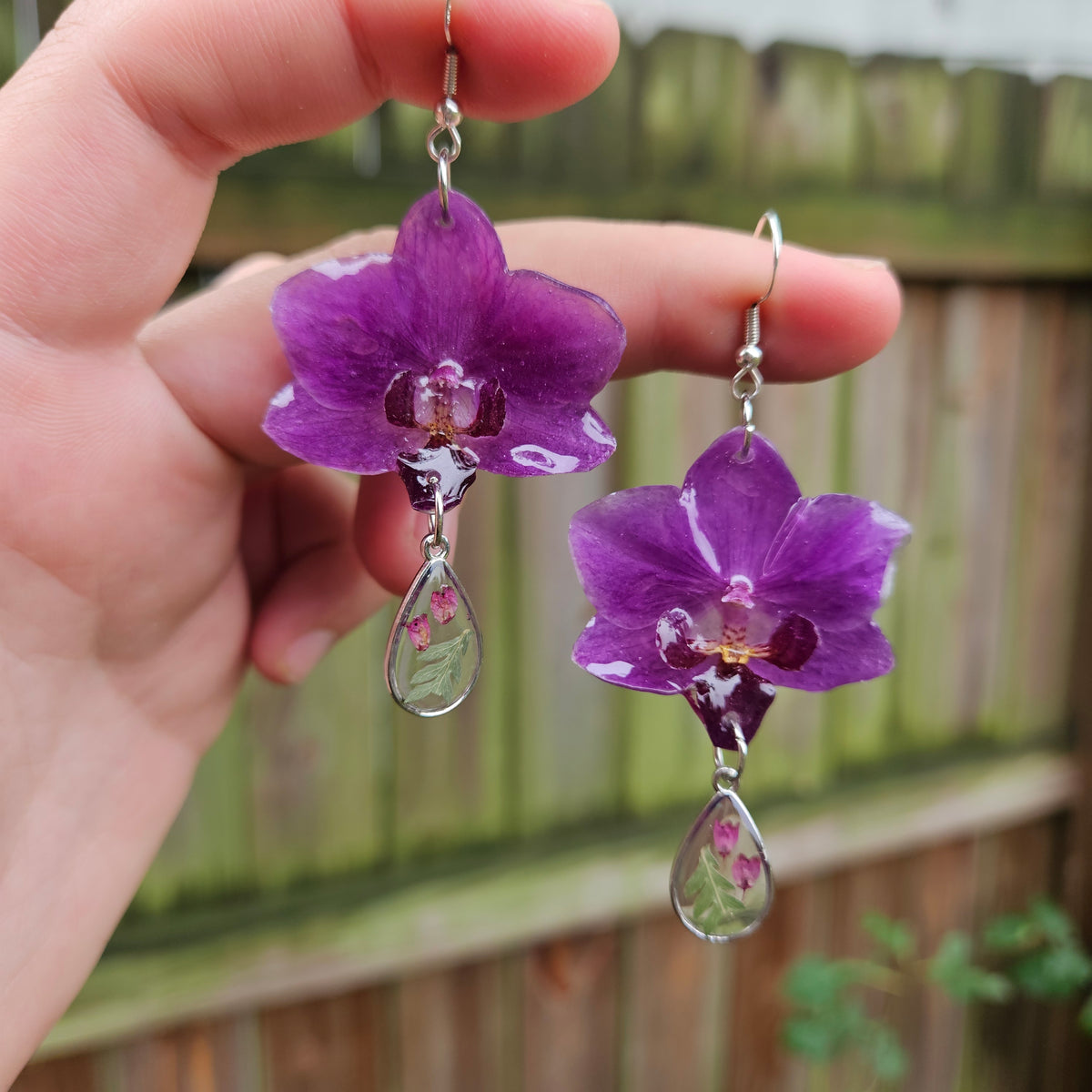 Orchid Earrings