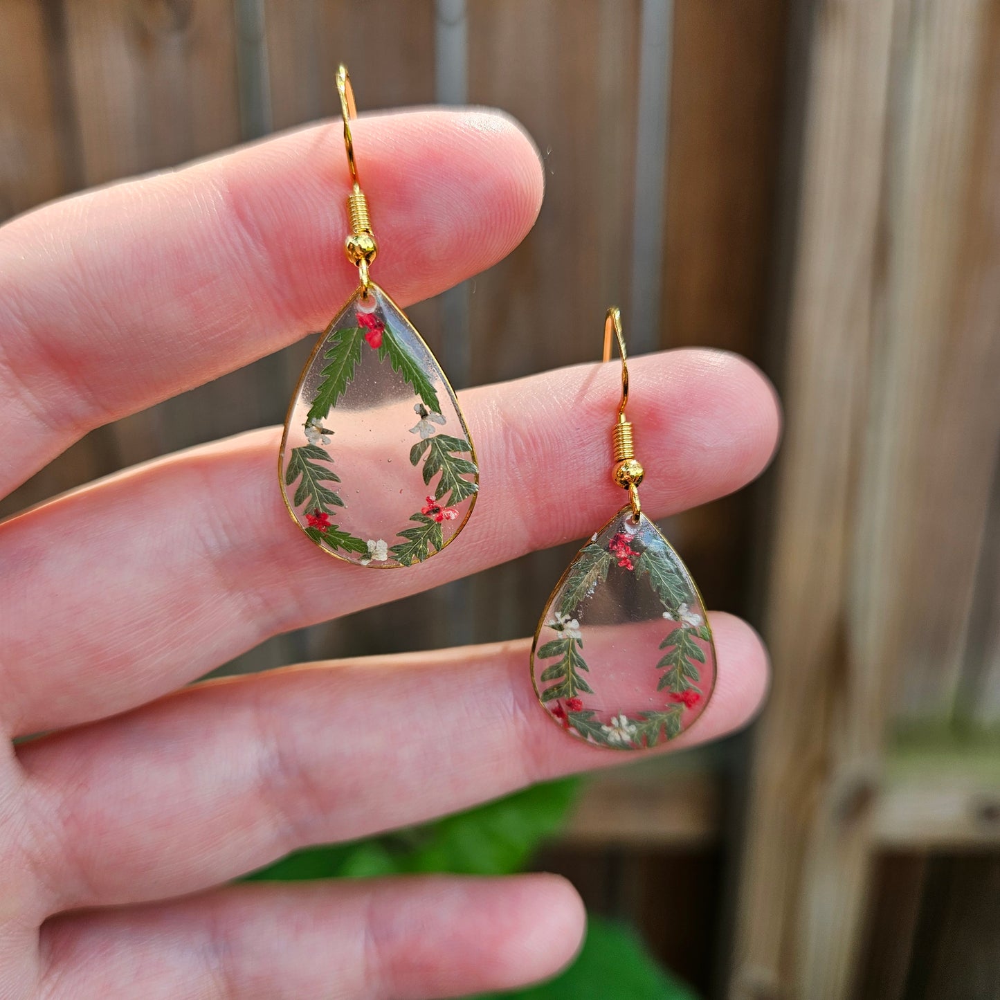 Fern Wreath Earrings