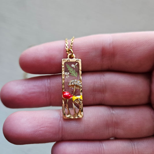 Mushroom Necklace