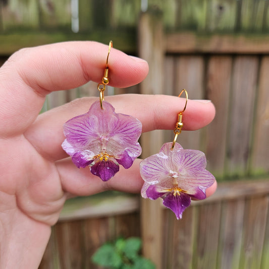 Orchid Earrings