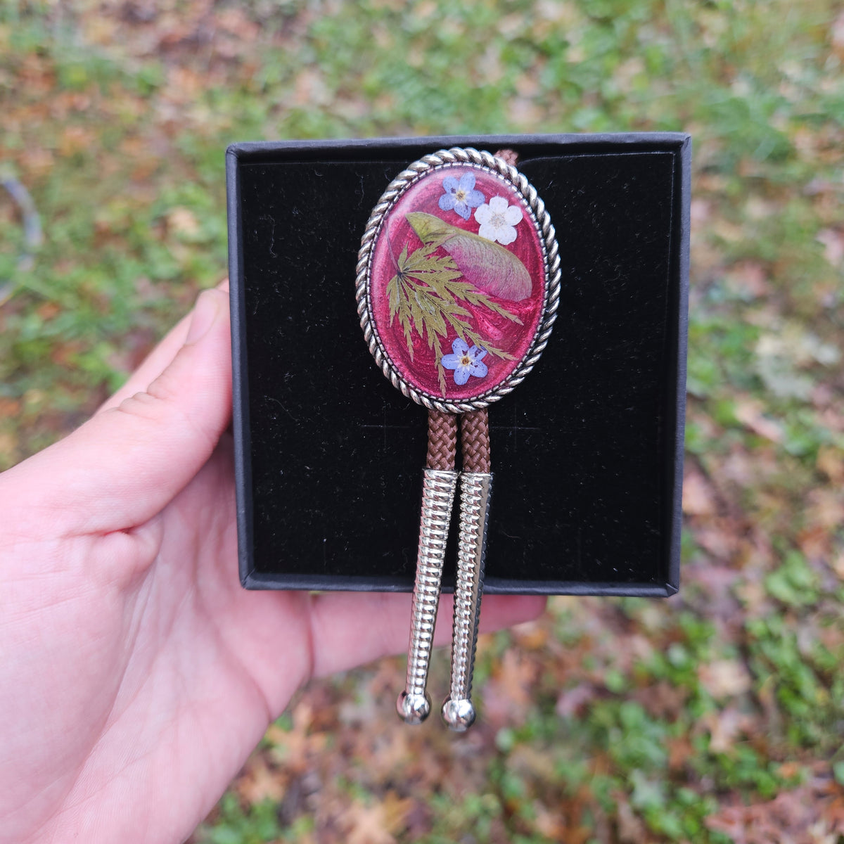 Floral Bolo Tie