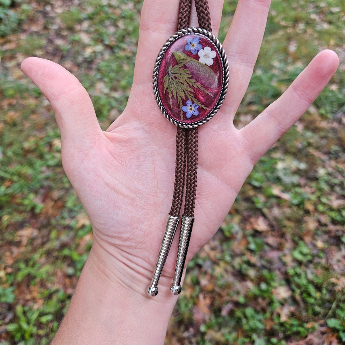 Floral Bolo Tie