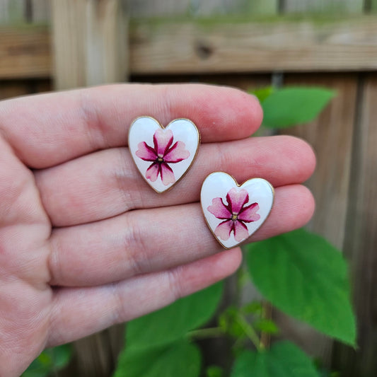 Heart Studs