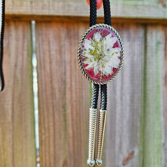 Floral Bolo Tie